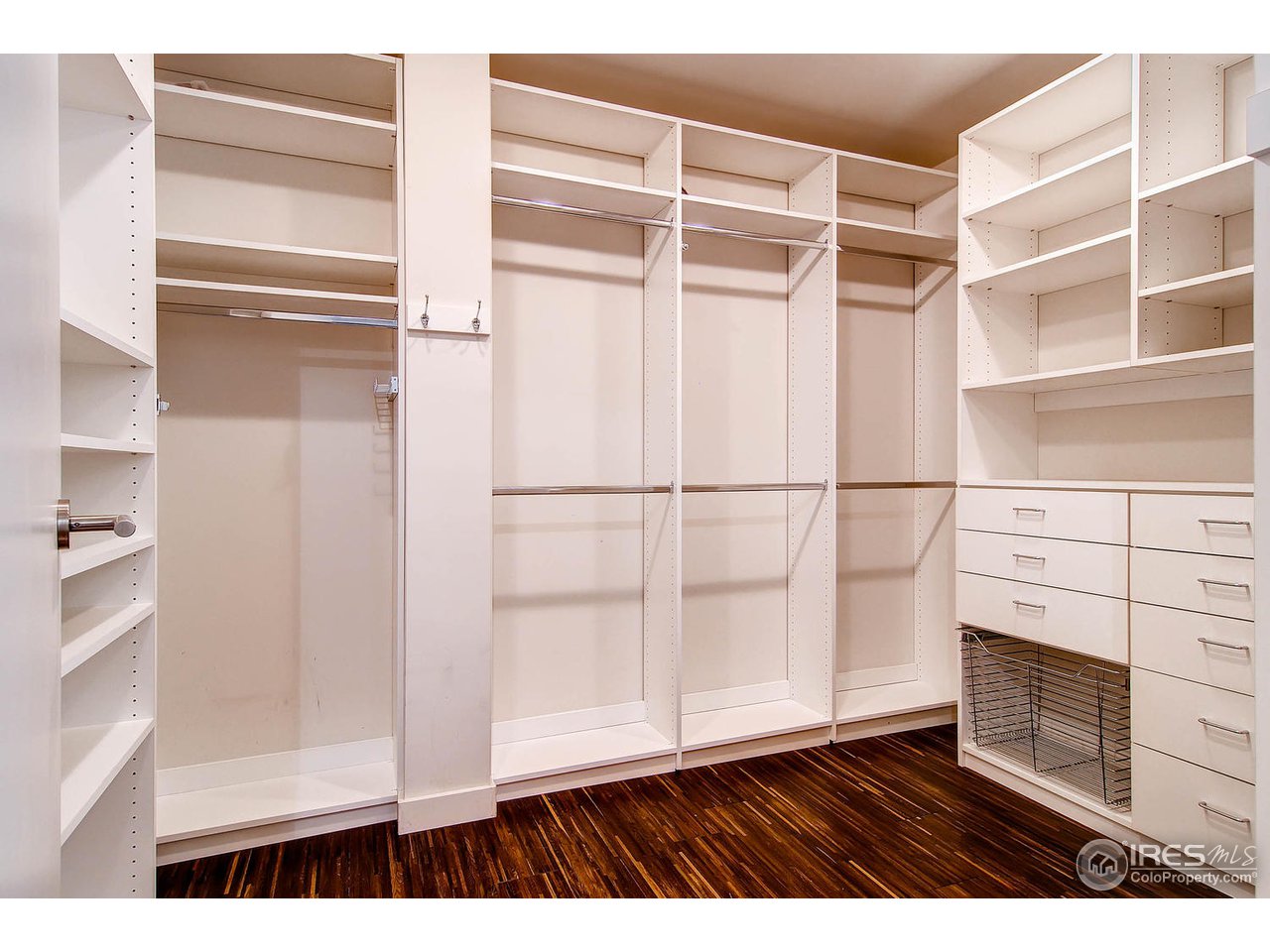 1701 15th Street, Unit 302 Boulder, CO 80302 - Photo 19 of 25 a view of walk in closet with empty racks