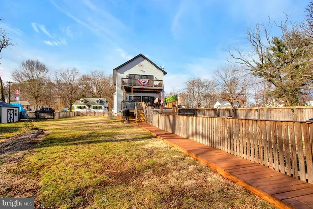 a view of a city with large trees