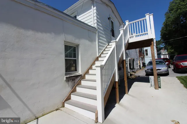 a view of front door of house