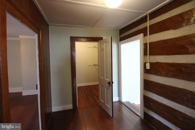 a view of closet area