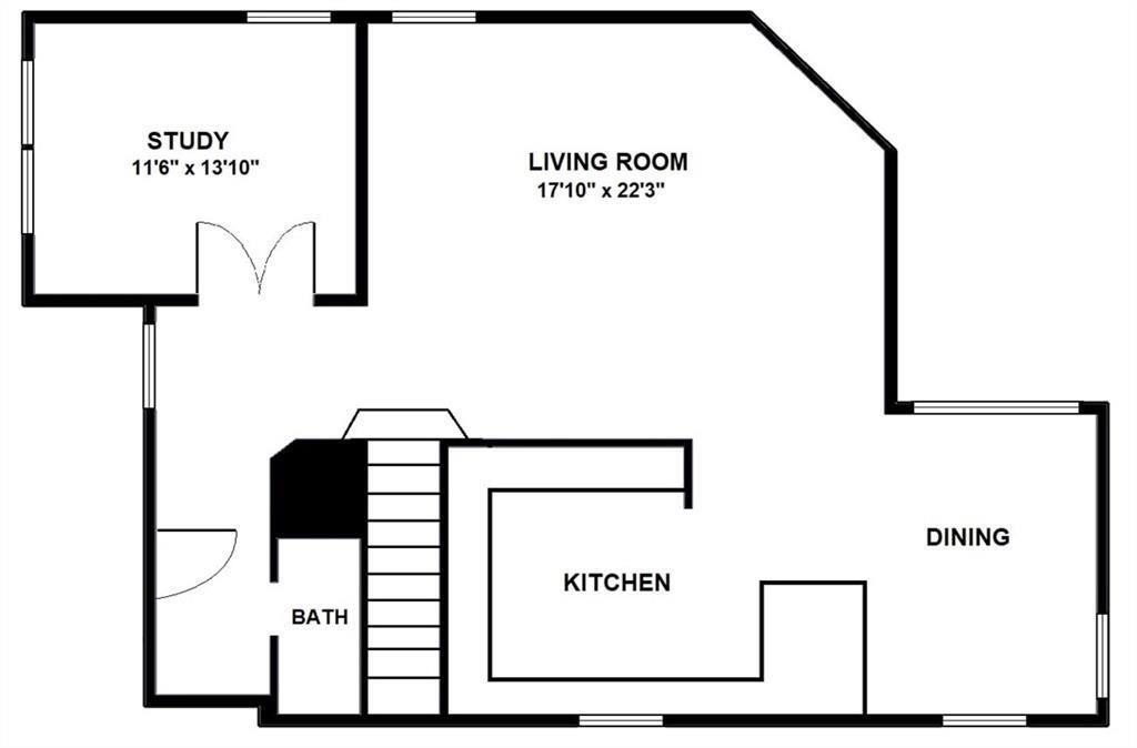 5501 Duval Street, Unit A Austin, TX 78751 - Photo 22 of 23 a picture of a floor plan