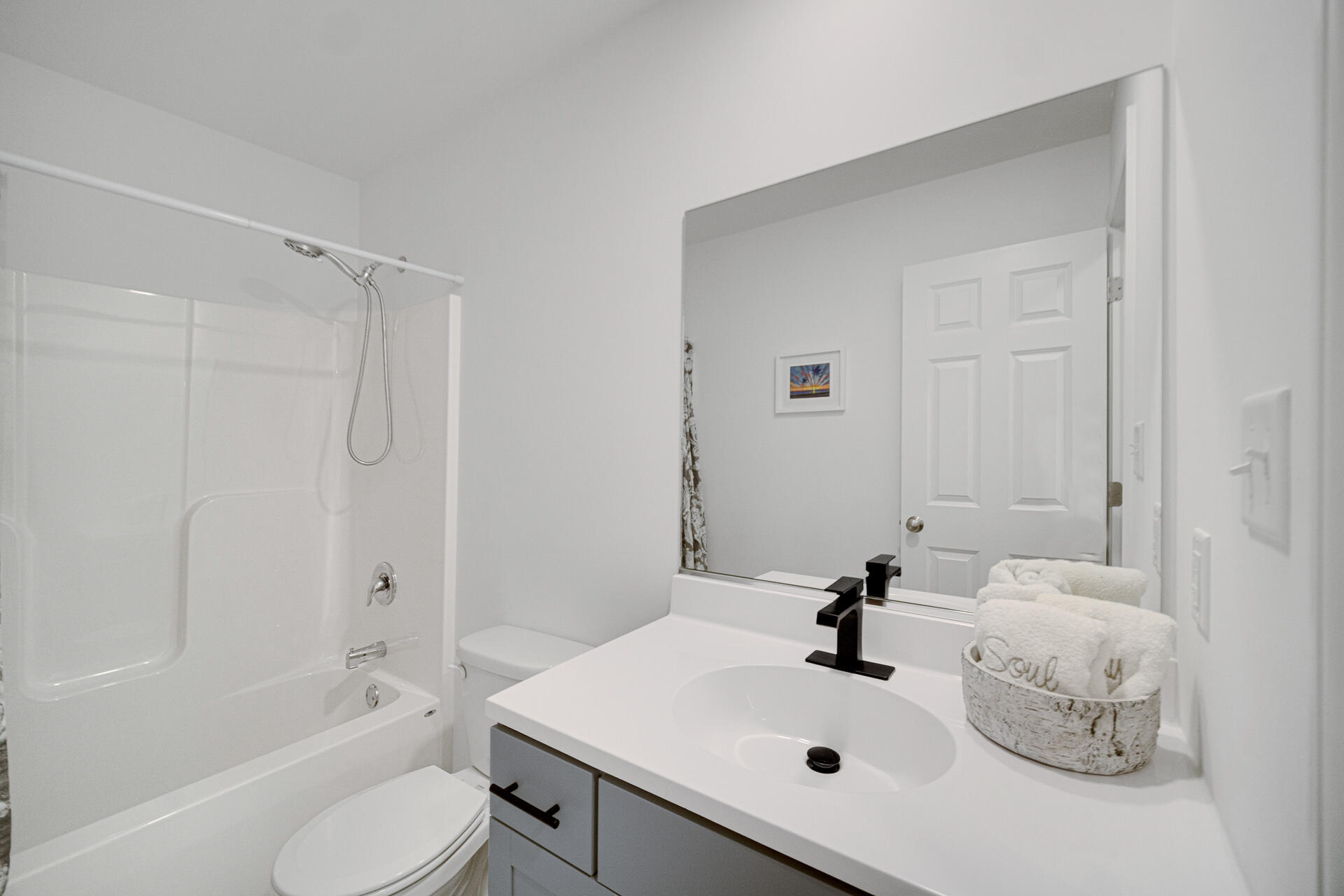 7375 East 120th Place Crown Point, IN 46307 - Photo 26 of 38 a bathroom with a sink toilet and shower