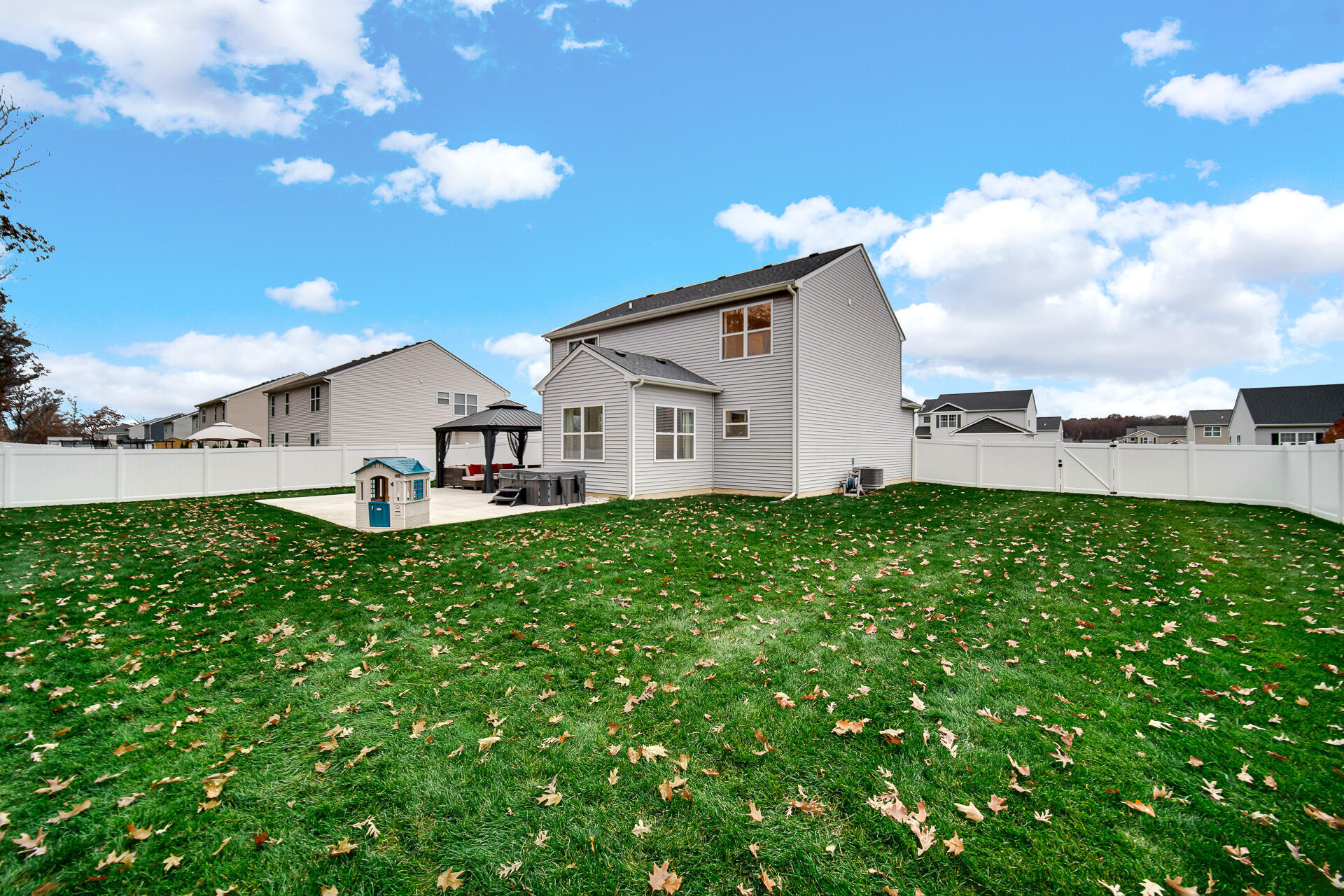 7375 East 120th Place Crown Point, IN 46307 - Photo 36 of 38 a view of a house with backyard