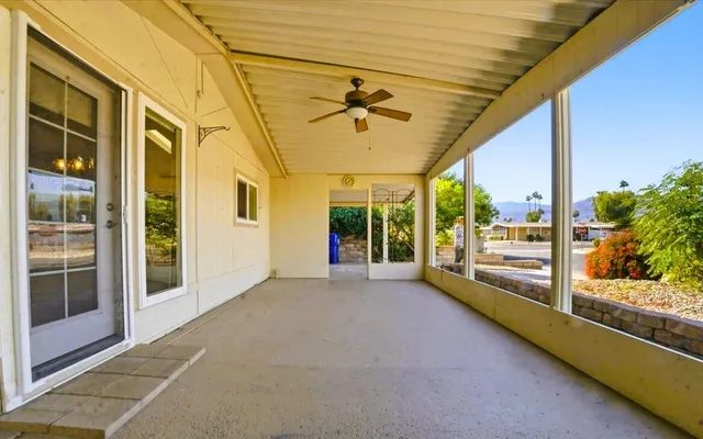 a view of a kitchen with a stove cabinets and wooden floor
