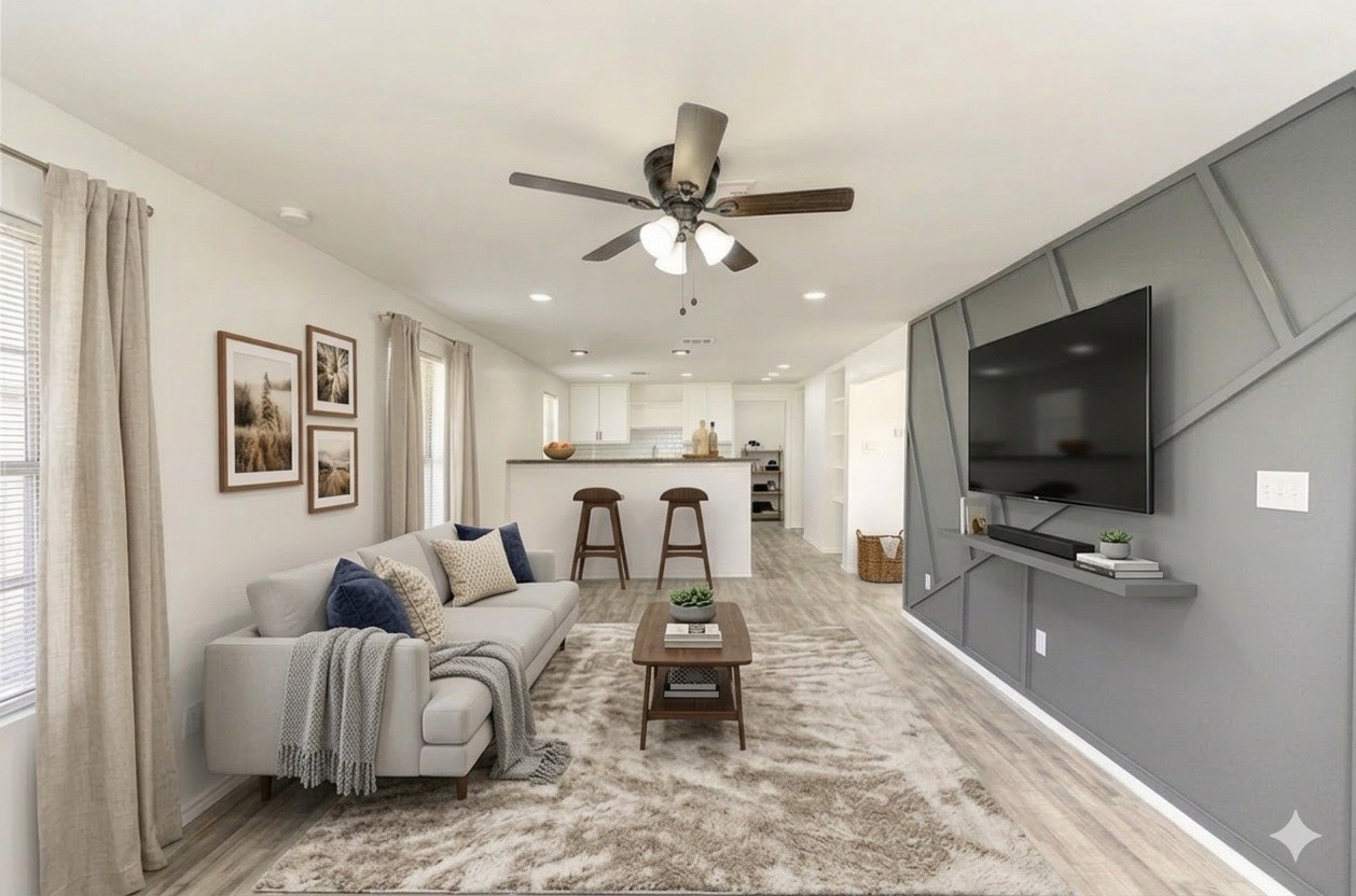 7811 St Louis Street Houston, TX 77028 - Photo 4 of 41 Living Space - virtually staged