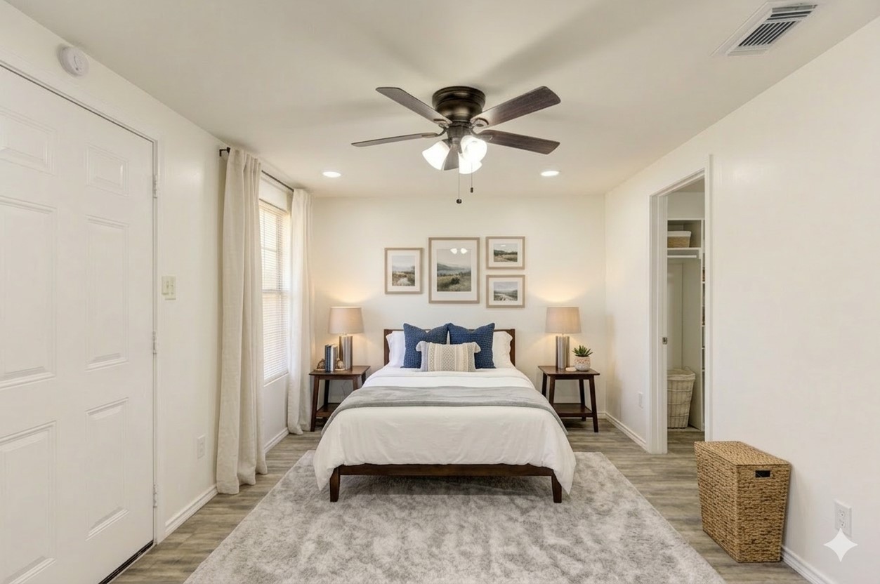 7811 St Louis Street Houston, TX 77028 - Photo 6 of 41 Master Bedroom - virtually staged