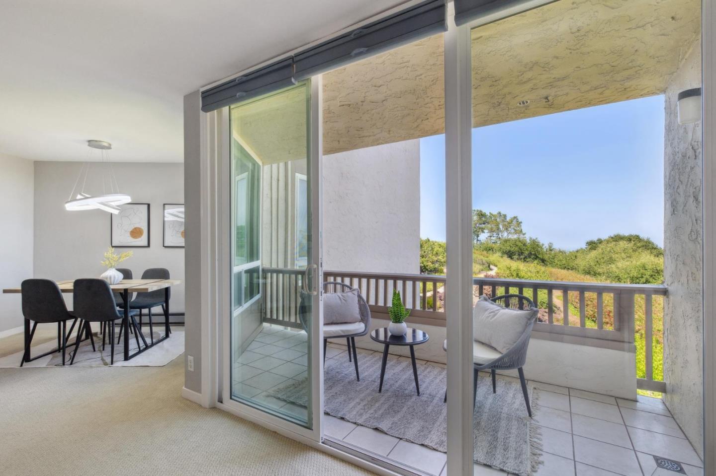360 Vallejo Drive, Unit 98 Millbrae, CA 94030 - Photo 7 of 32 a view of a chairs and table in the balcony