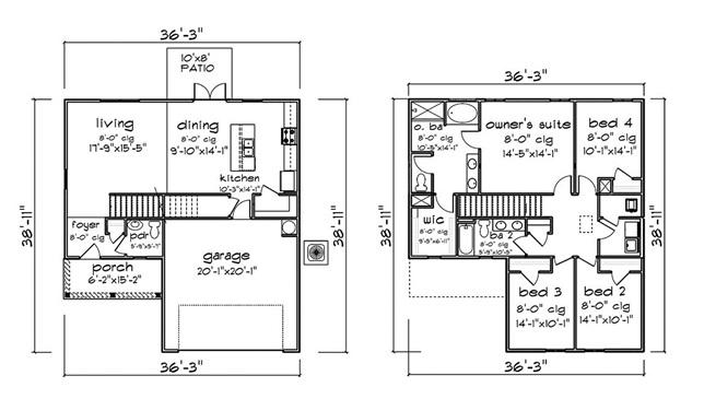 715 Widgeon Way Crestview, FL 32539 - Photo 16 of 16 Arden floor plan