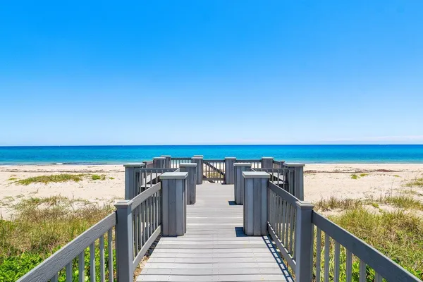 a view of ocean from a balcony
