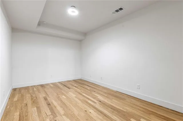 a view of empty room