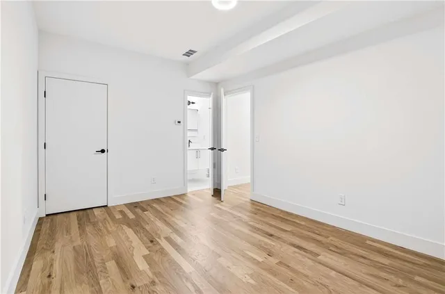 wooden floor in an empty room