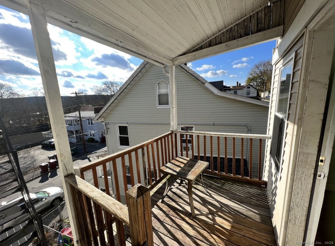68 Anderson Street, Unit 3R Naugatuck, CT 06770 - Photo 6 of 6 a view of balcony with wooden floor