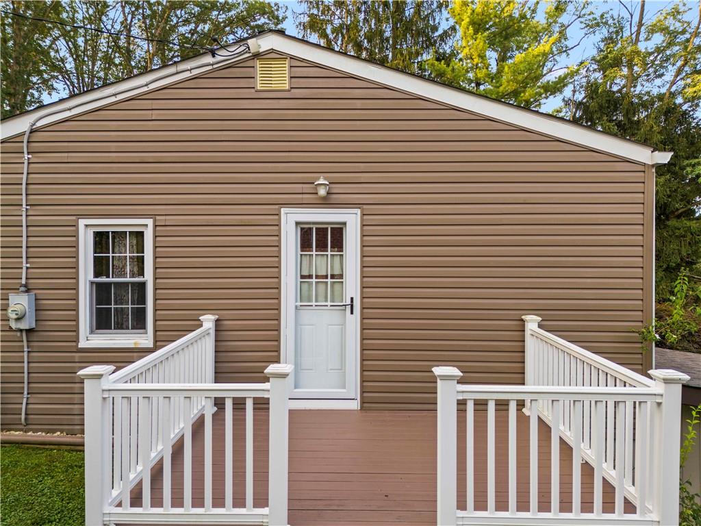 412 Center Church Road Canonsburg, PA 15317 - Photo 18 of 24 a front view of a house with white fence