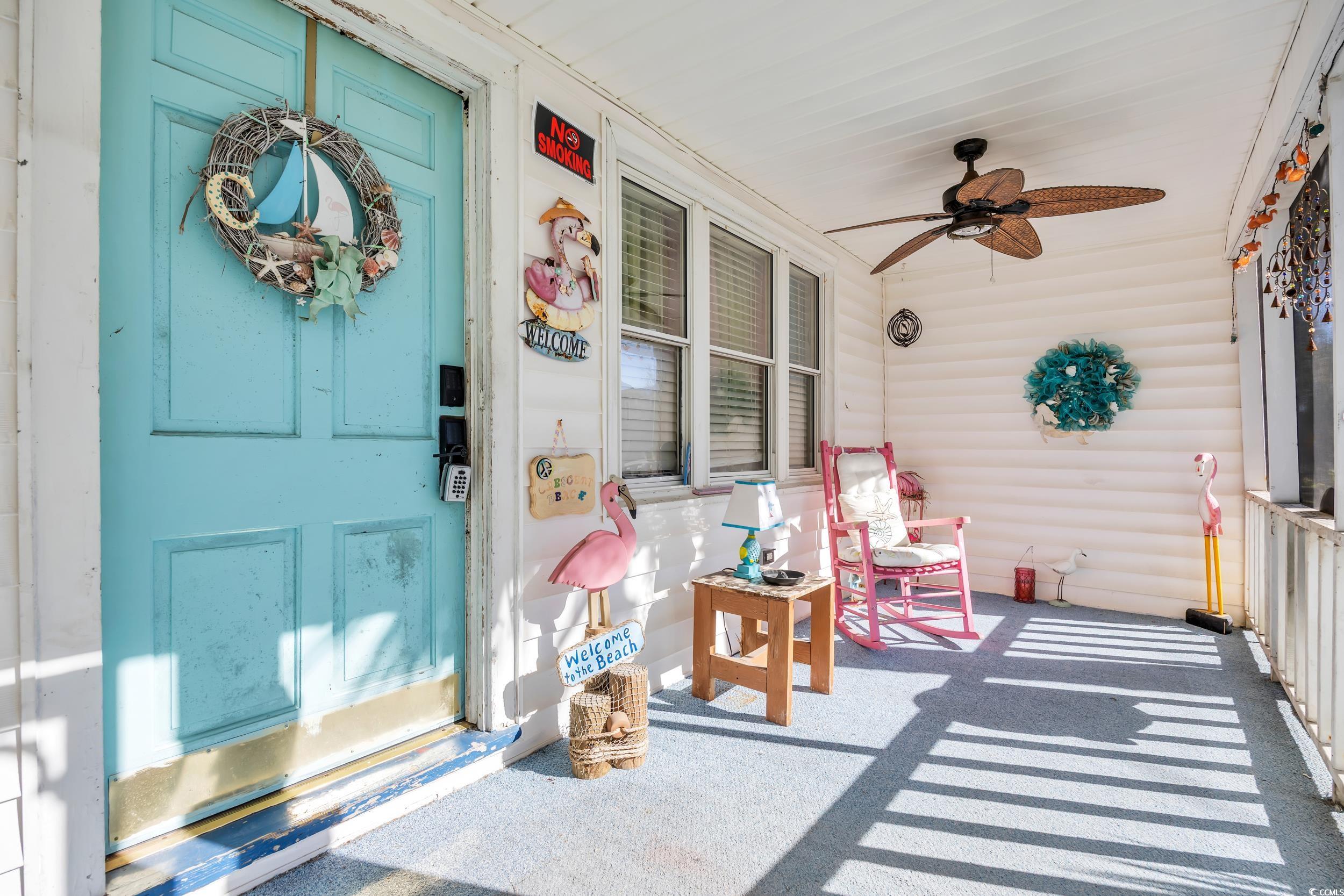 1616 Perrin Drive North Myrtle Beach, SC 29582 - Photo 2 of 40 Doorway to property with a ceiling fan