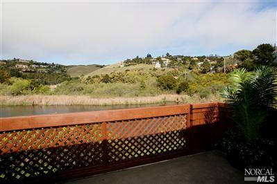 13 Marsh Road Tiburon, CA 94920 - Photo 8 of 9 a balcony with an ocean view