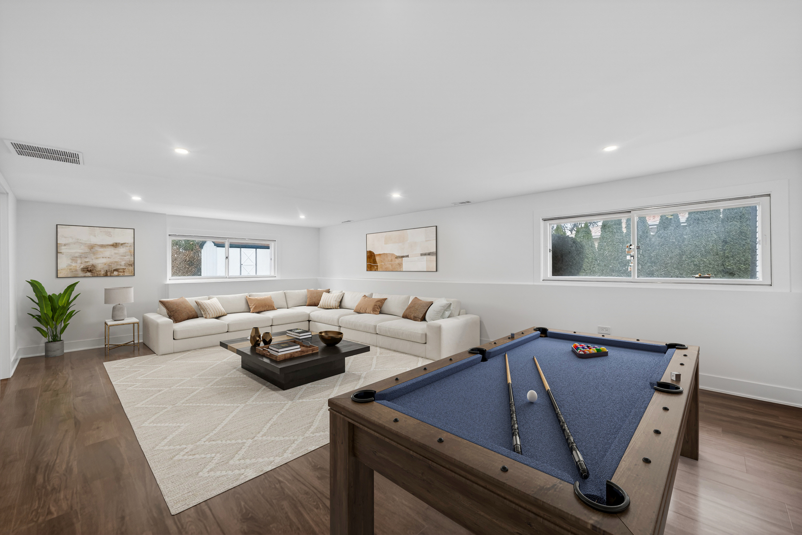 241 East Schick Road Bloomingdale, IL 60108 - Photo 20 of 30 a living room with furniture and wooden floor