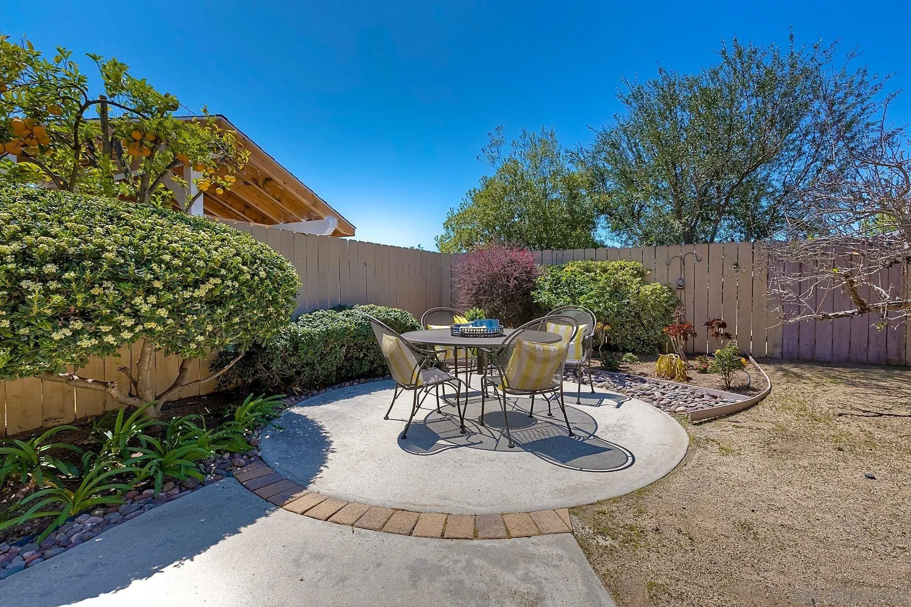 13440 Montego Drive Poway, CA 92064 - Photo 31 of 35 a view of a backyard with sitting area