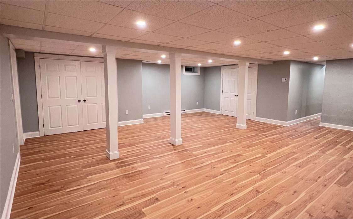 190 Brookhaven Road North Kingstown, RI 02852 - Photo 36 of 39 Finished Basement. New vinyl plank flooring