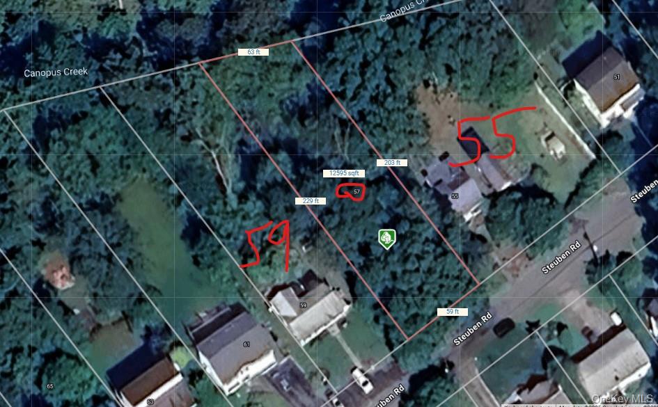 57 Steuben Road Garrison, NY 10524 - Photo 1 of 1 Map of property location featuring property parcel outlined
