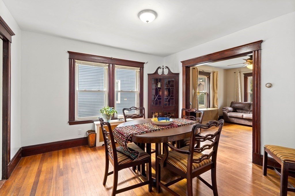 14 Fairview Avenue Peabody, MA 01960 - Photo 15 of 37 a view of a dining room with furniture window and wooden floor