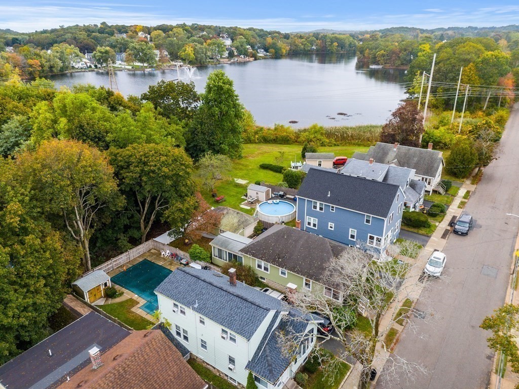 14 Fairview Avenue Peabody, MA 01960 - Photo 3 of 37 an aerial view of house with yard and ocean view