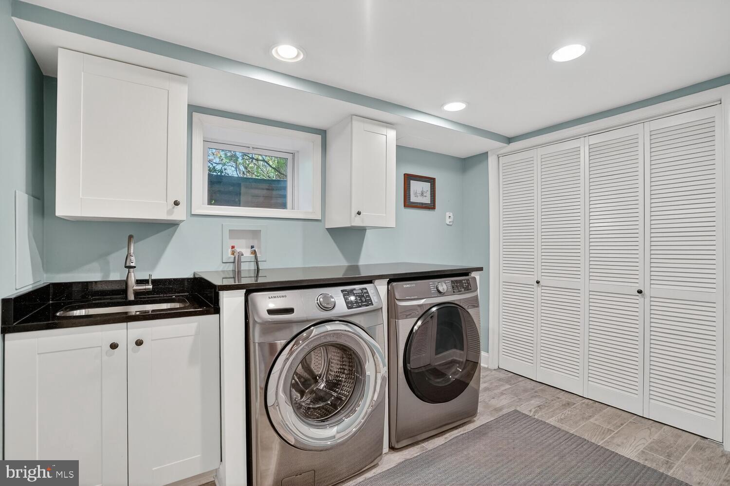 3811 Bent Branch Road Falls Church, VA 22041 - Photo 31 of 50 Laundry room with high efficiency washer and dryer