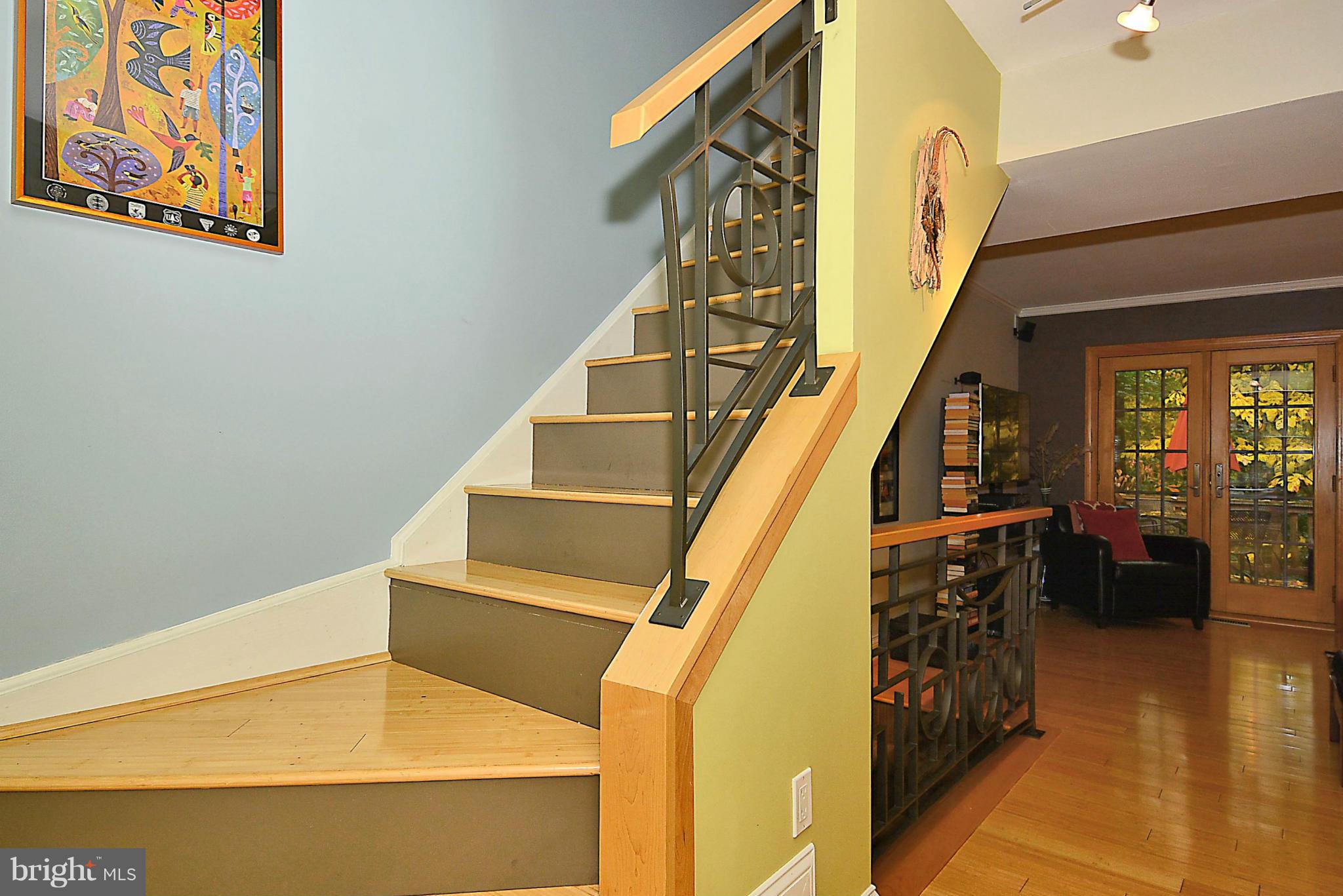 2052 Derby Ridge Lane Silver Spring, MD 20910 - Photo 9 of 26 Stairway with artist created railings