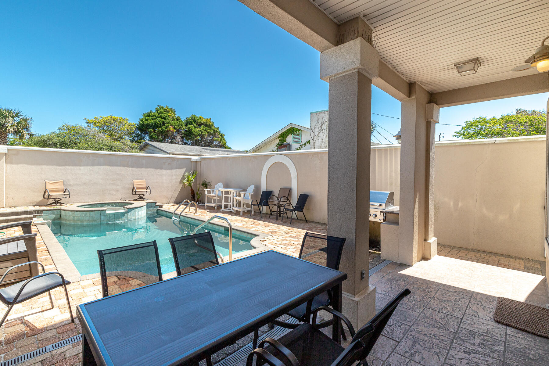 19106 Front Beach Road, Unit A Panama City Beach, FL 32413 - Photo 6 of 48 Covered Patio