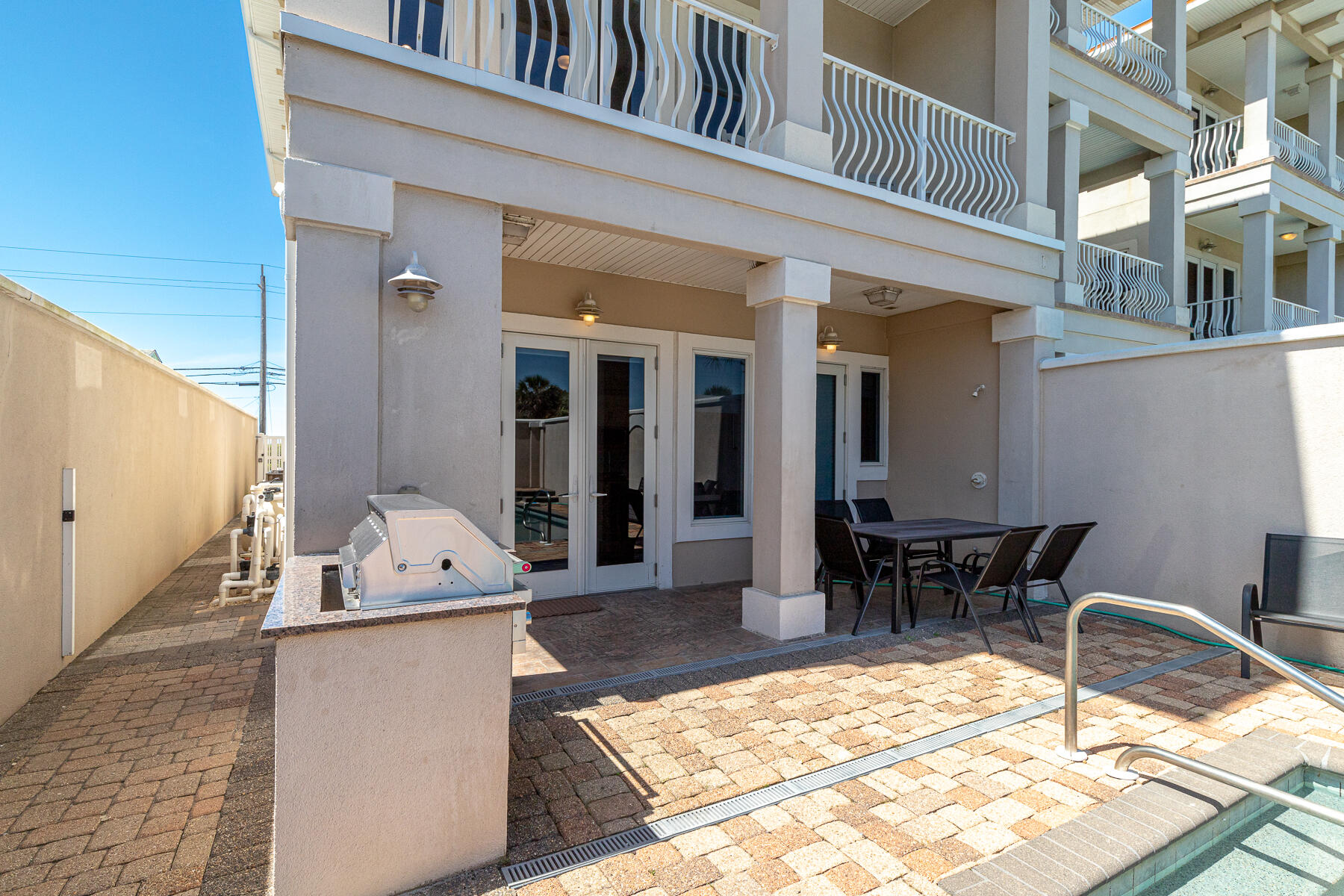 19106 Front Beach Road, Unit A Panama City Beach, FL 32413 - Photo 8 of 48 Outdoor Area with Grill
