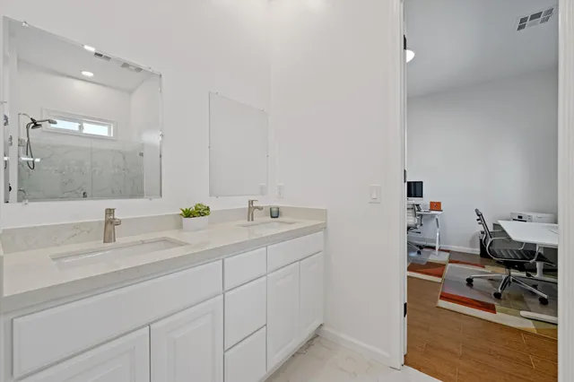 a view of swimming pool with outdoor seating