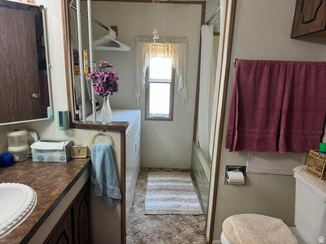 123 North 3rd Manila, UT 84046 - Photo 14 of 15 Bathroom vanity with a laminate countertop and an integrated sink basin