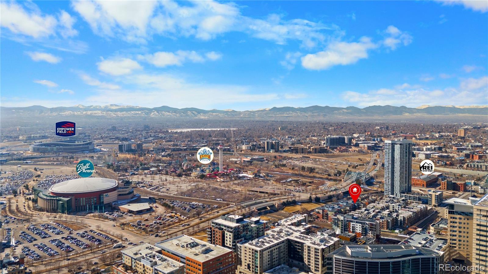 1438 Little Raven Street, Unit 310 Denver, CO 80202 - Photo 24 of 24 a view of a terrace with sitting area