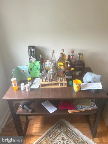 a view of table with workspace