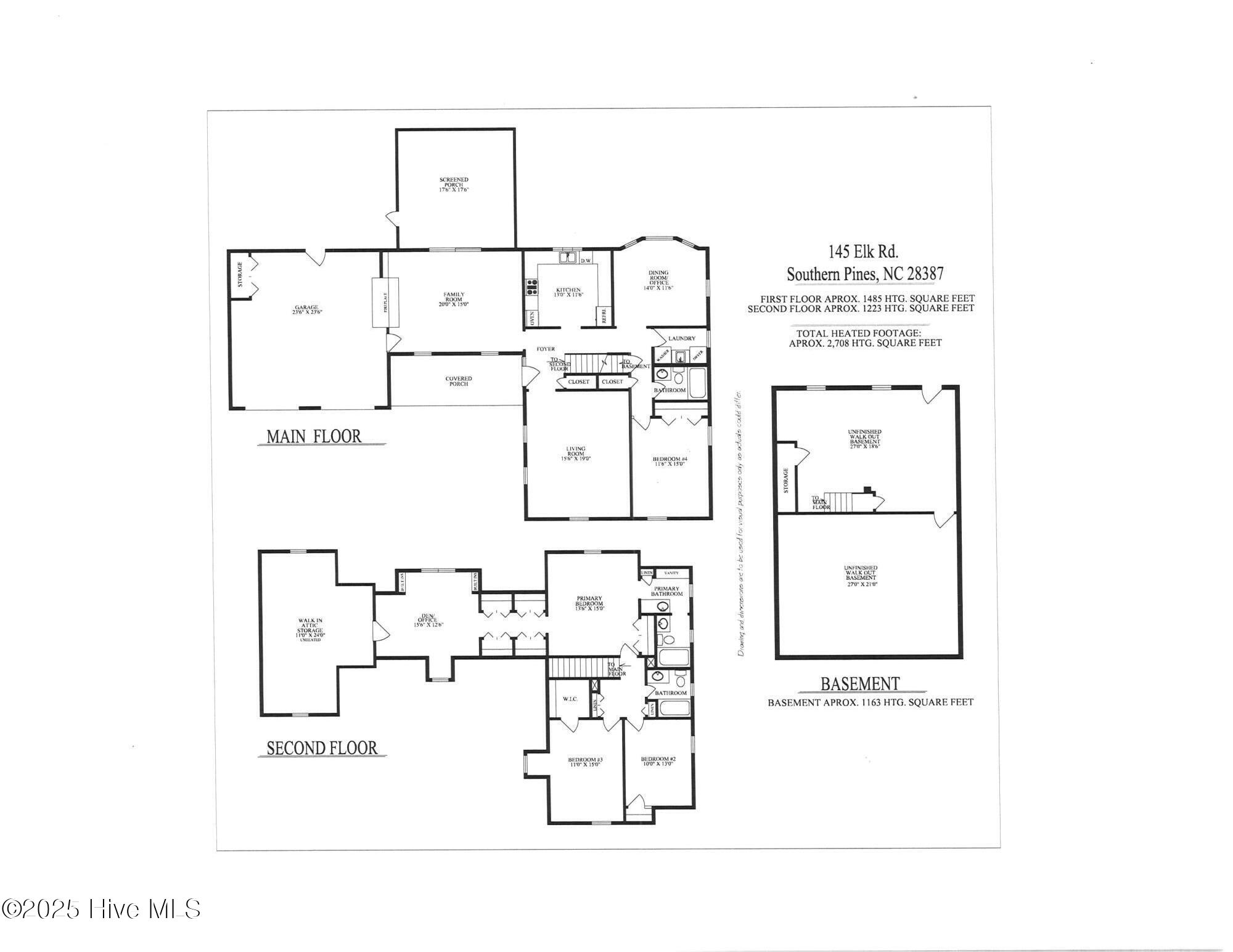 145 Elk Road Southern Pines, NC 28387 - Photo 50 of 50 Floor Plan