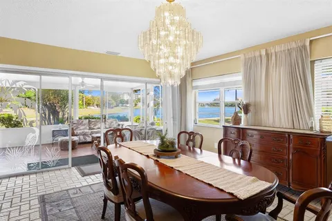 a view of an front door