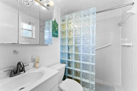 a view of a basketball court