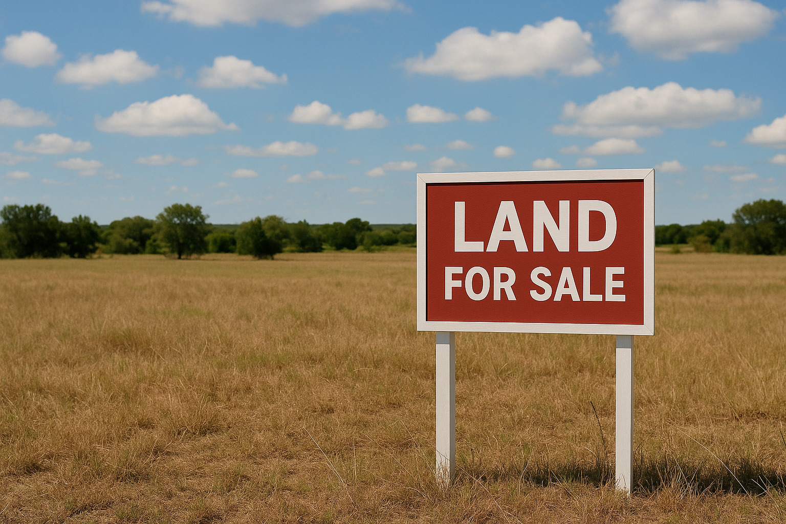 a sign board with a lake view