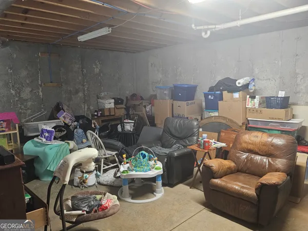 a room with gym equipment