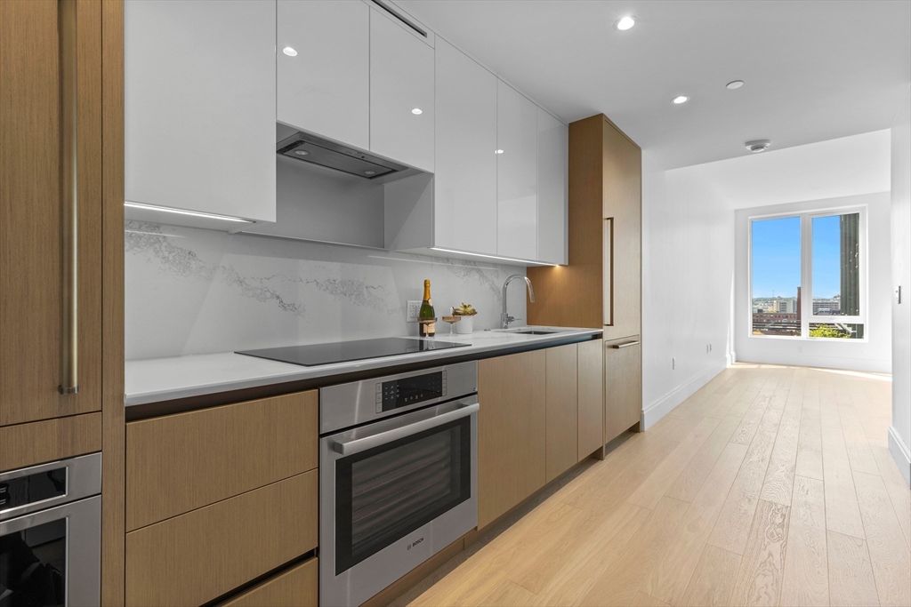 380 Harrison Avenue, Unit 1005 Boston, MA 02118 - Photo 3 of 14 a kitchen with a sink and wooden floor