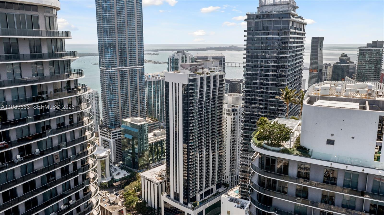 1010 Brickell Avenue, Unit 2008 Miami, FL 33131 - Photo 22 of 26 a city view with tall buildings