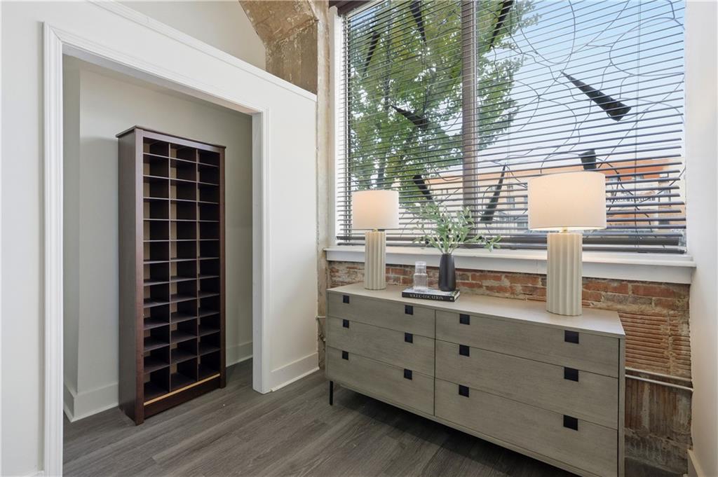 505 Whitehall Street Southwest, Unit 102 Atlanta, GA 30303 - Photo 26 of 46 a view of a wooden door and a window