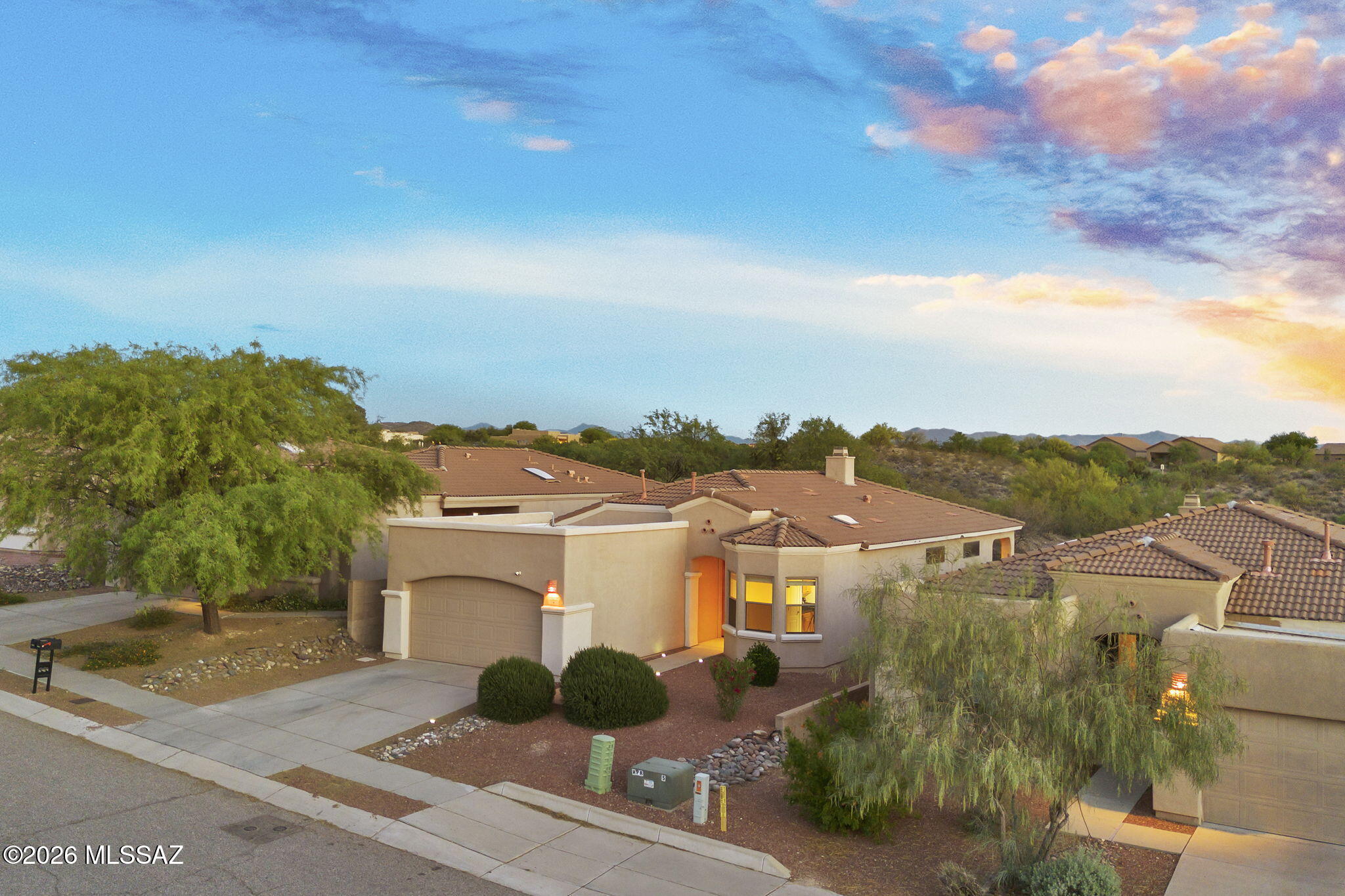 13668 East High Plains Ranch Street Vail, AZ 85641 - Photo 2 of 51 an aerial view of residential houses with outdoor space