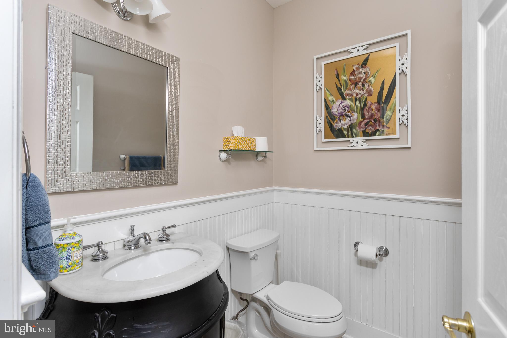 203 Holmes Mill Road Cream Ridge, NJ 08514 - Photo 19 of 58 Chic powder room