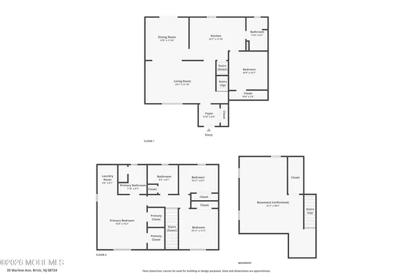$599,900 | 35 Marlow Avenue, Brick, NJ 08724