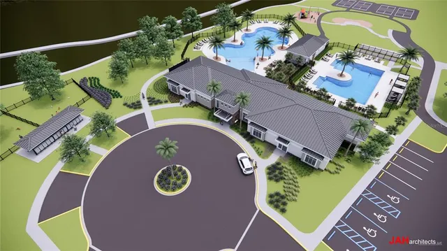 a view of a house with outdoor space and swimming pool