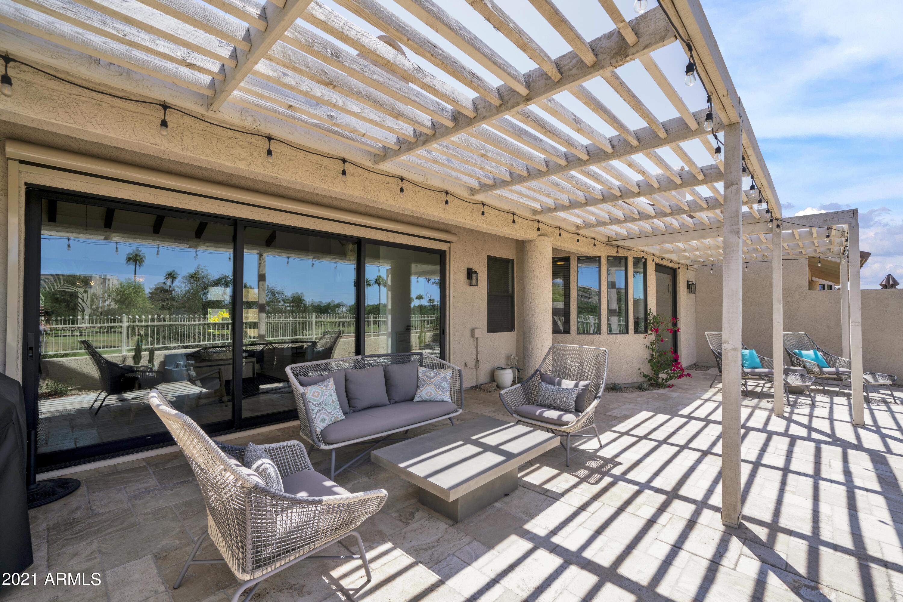 8100 East Camelback Road, Unit 21 Scottsdale, AZ 85251 - Photo 19 of 41 Rear Patio