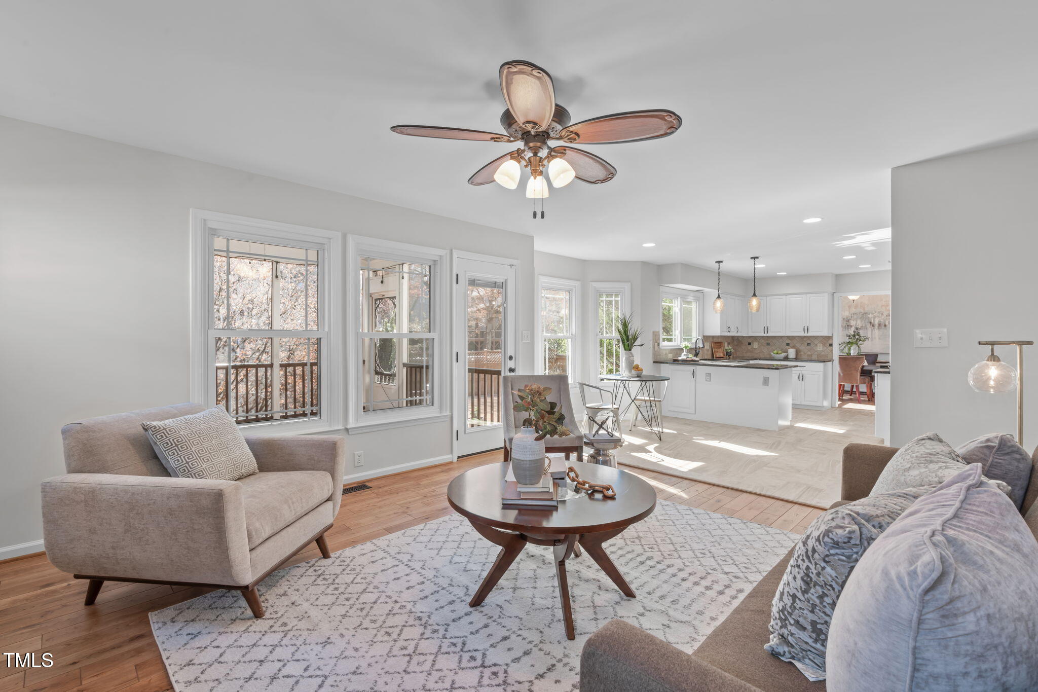 109 Covington Square Drive Cary, NC 27513 - Photo 15 of 41 a living room with furniture and a dining table