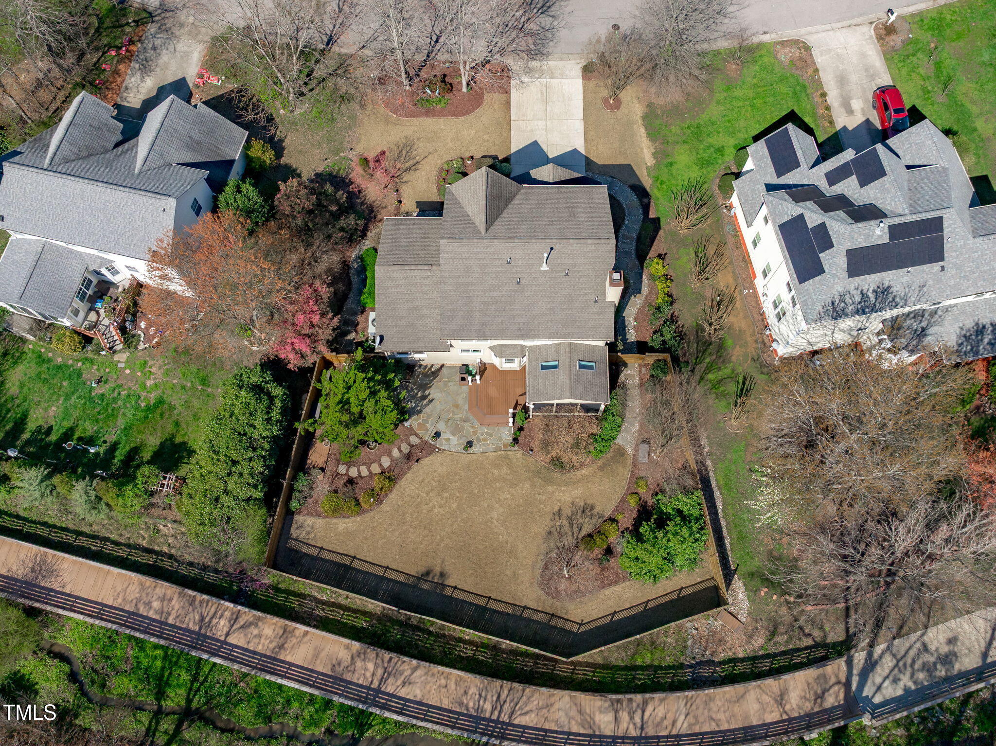 109 Covington Square Drive Cary, NC 27513 - Photo 37 of 41 an aerial view of a residential houses with outdoor space