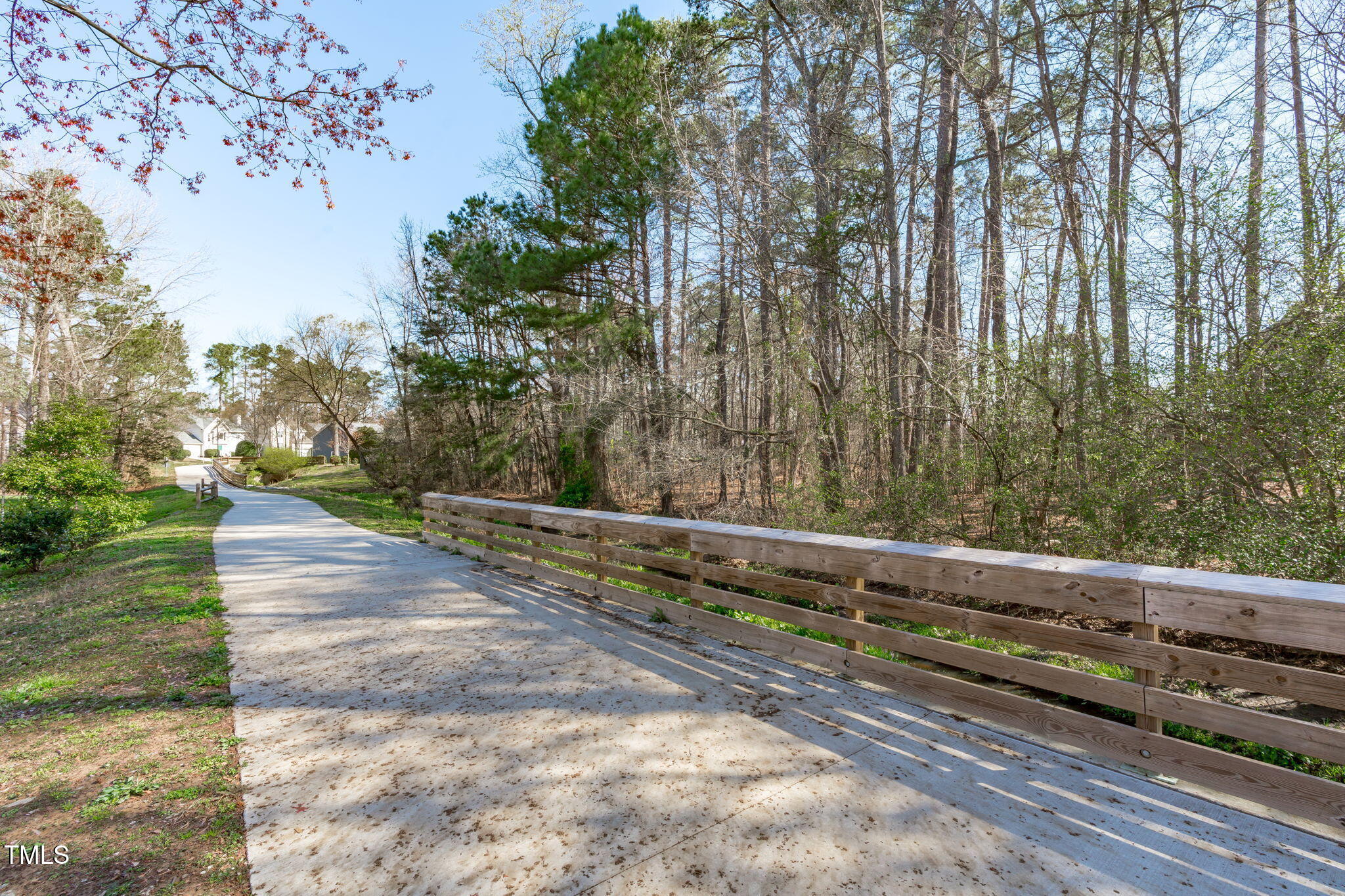 109 Covington Square Drive Cary, NC 27513 - Photo 39 of 41 a view of a yard with wooden fence