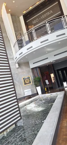 a view of a city with tall buildings